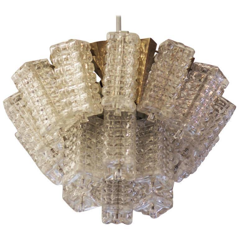 Mid-Century Chandelier by Austrolux For Sale