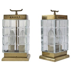 Pietro Chiesa, Pair of Lamps Manufactured by Fontana Arte, circa 1937