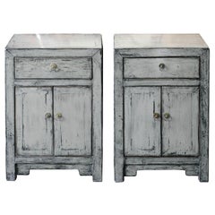 Gray Two-Door Chest 2