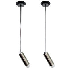 Pair of French Longstem Lights by Parscot