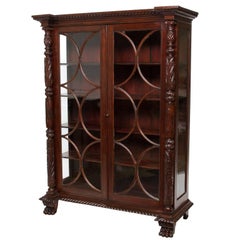 19th Century English Display Cabinet