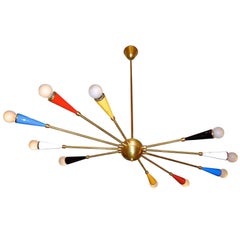 Italian Ceiling Lamp in the style of Arredoluce 2