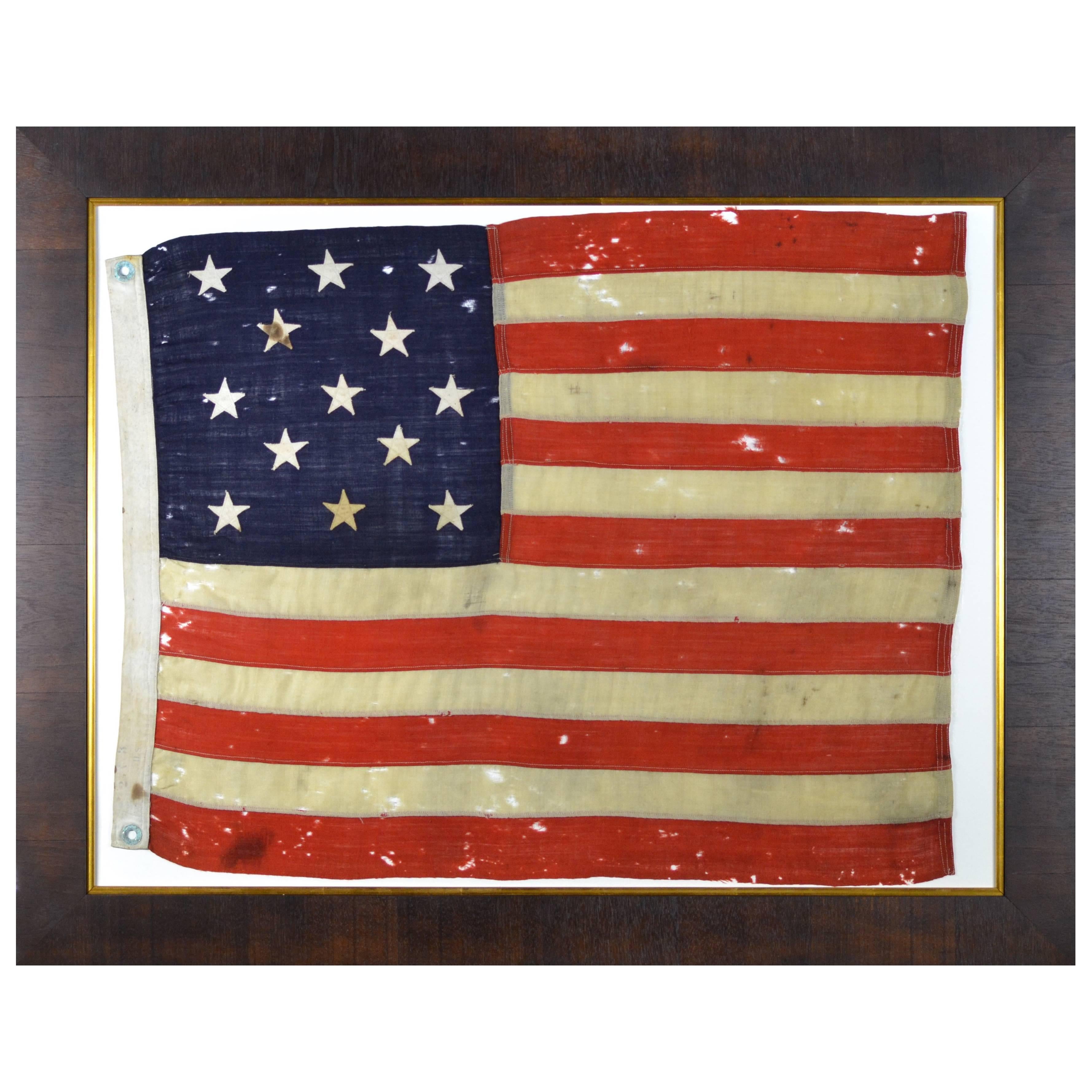 Beautiful 13 Star American Flag For Sale