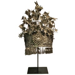 Silver Miao Tribal Crown, Bridal Crown