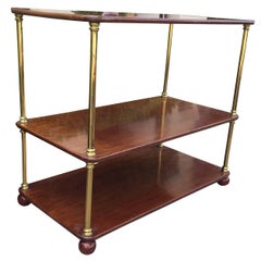 Millar & Beatty Irish Regncey Style Etagere, Mahogany & Brass, circa 1800-1860 2