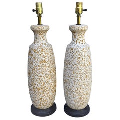 Pair of Midcentury Ceramic Lamps