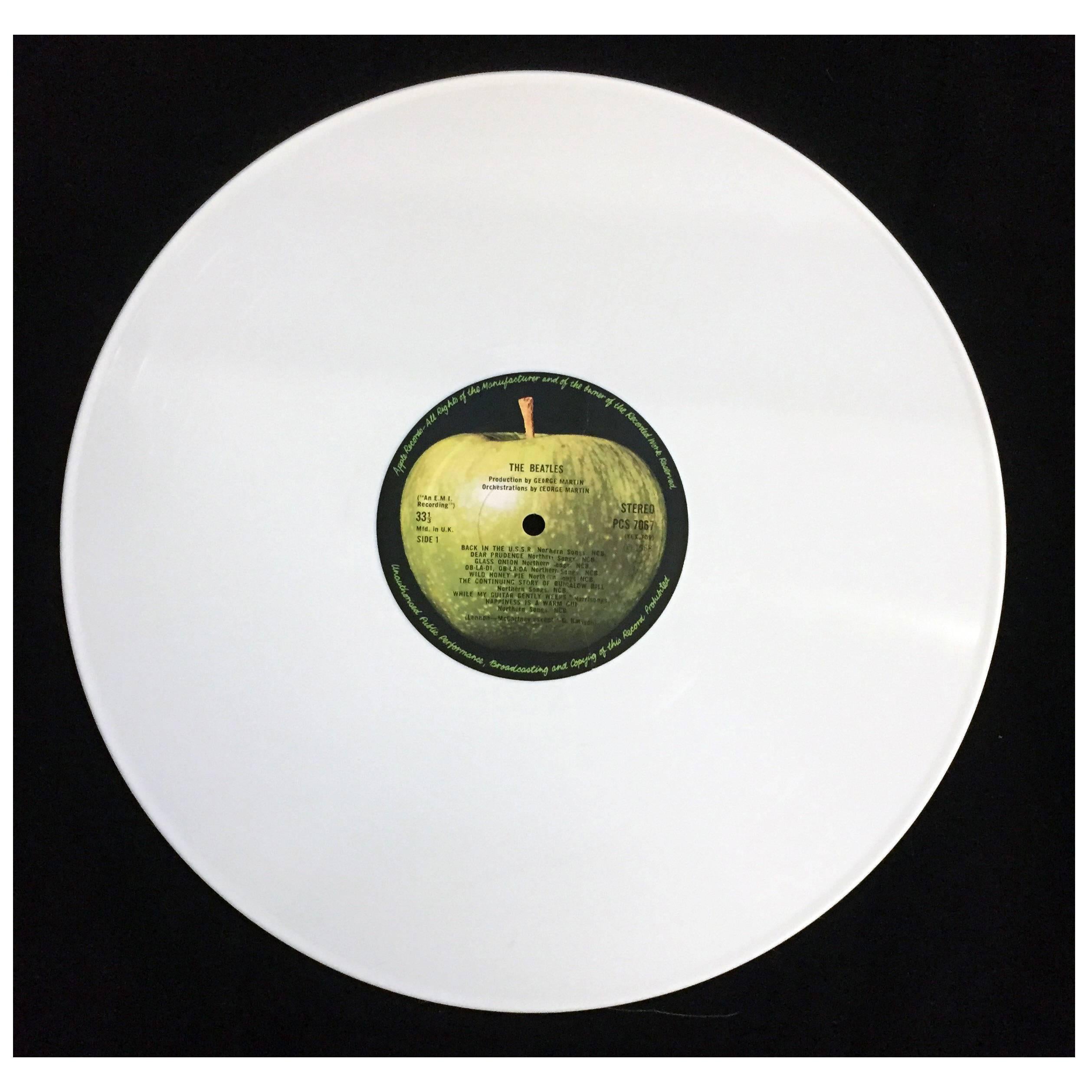 Beatles White Album, Rare White Vinyl Pressing