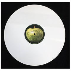 Retro Beatles White Album, Rare White Vinyl Pressing