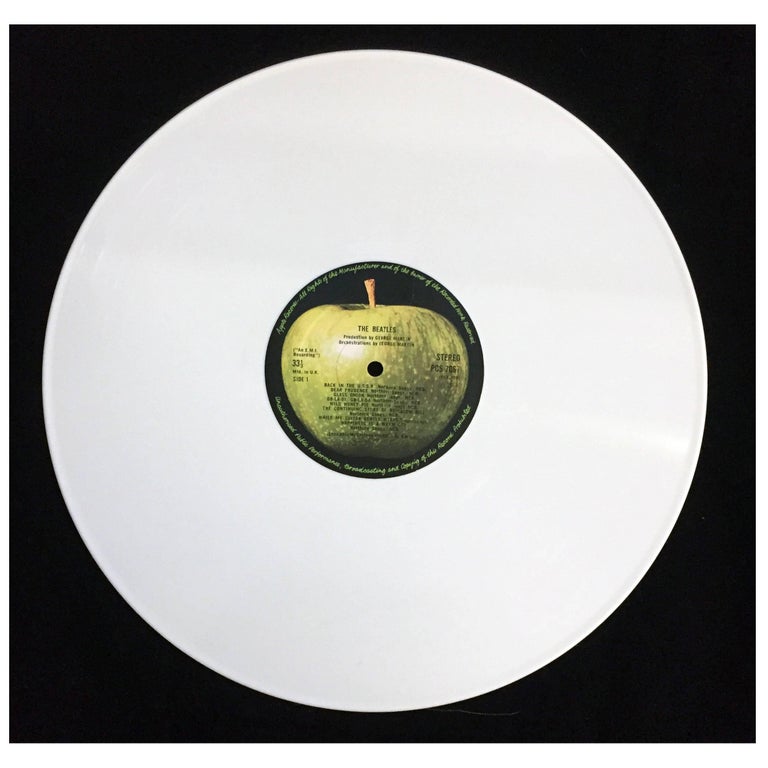 Beatles White Album, Rare White Vinyl Pressing at 1stDibs
