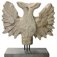 19th Century Two Headed Eagle Sculpture