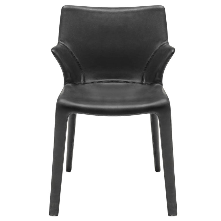 Lou Eat" Leather Dining Chair Designed by Philippe Starck for Driade For  Sale at 1stDibs