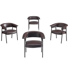 Set of Four Robust Dining Chairs Set of Four Robust Dining Chairs