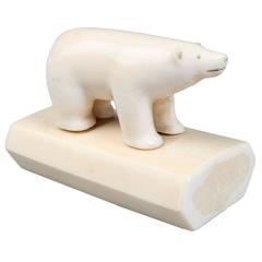 Inuit Carving of a Polar Bear