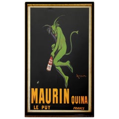 Antique Maurin Quina Le Puy France Poster