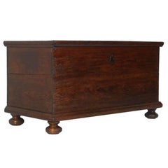 Early 19th Century Italian Chest Trunk in Solid Fir