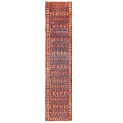 Antique Persian Malayer Hallway Runner Rug Antique Persian Malayer Hallway Runner Rug