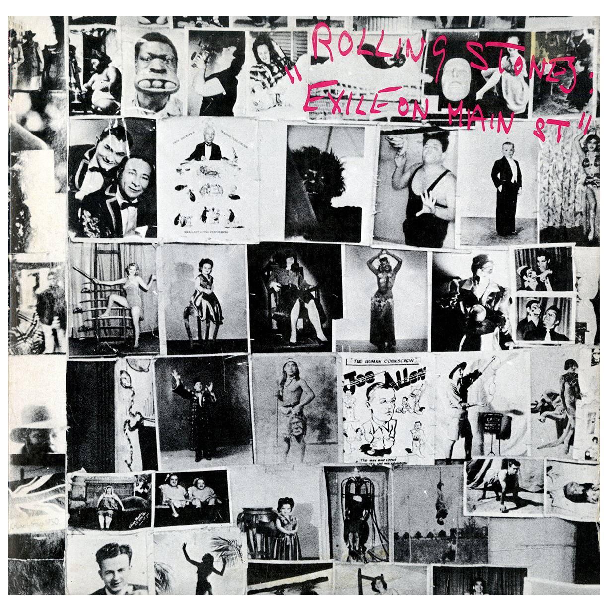 Original Rolling Stones, Exile on Main Street Vinyl Record ‘Robert Frank�’