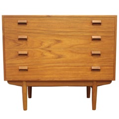 Mid-Century Modern Børge Mogensen Teak Four-Drawer Dresser Danish Modernist