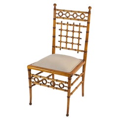 Faux Bamboo Side Chair, circa 1880