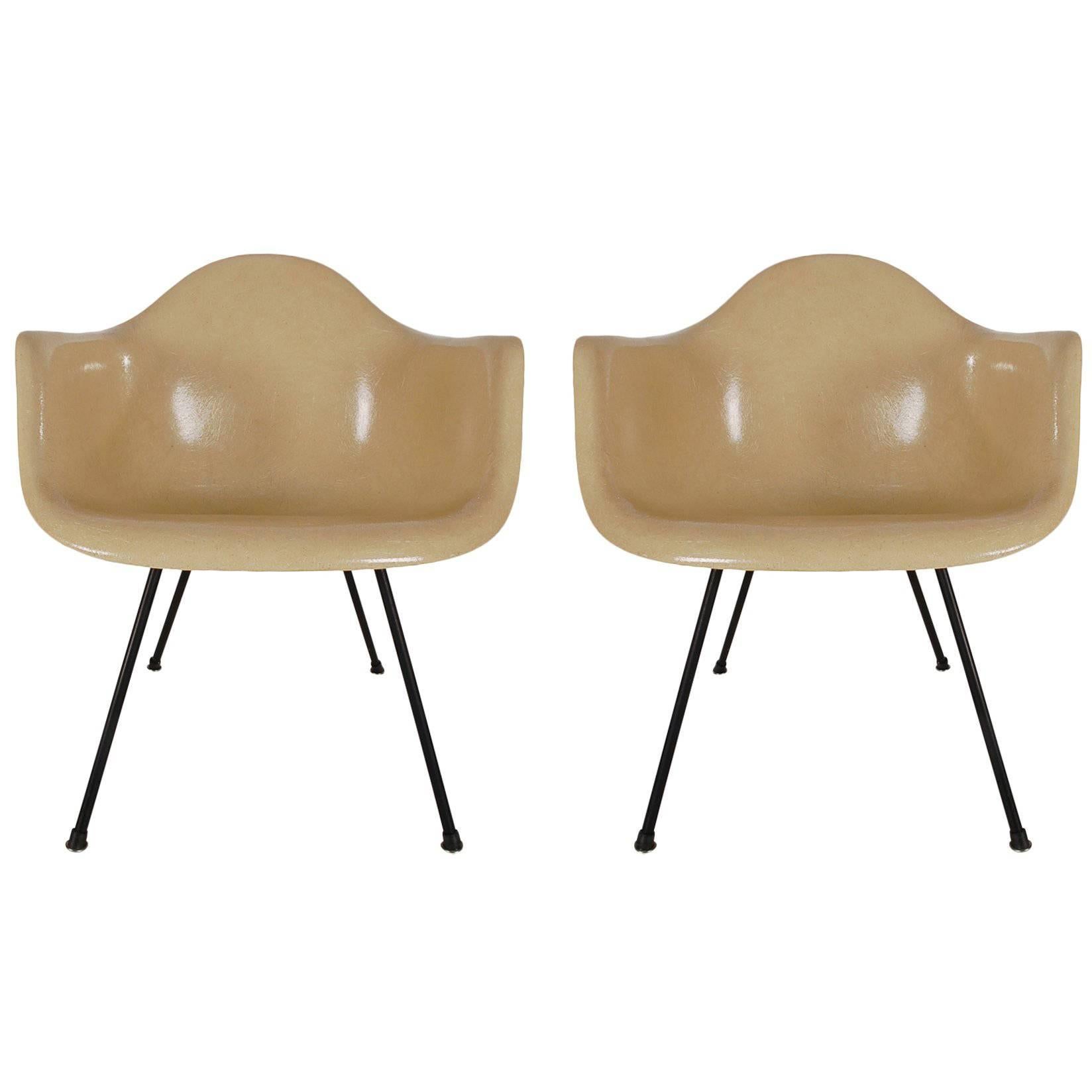 Early Second Generation Charles Eames for Herman Miller Zenith Lounge Chairs