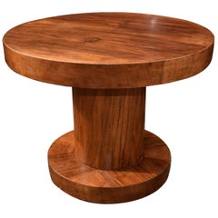 English Art Deco Walnut Occasional Table 4