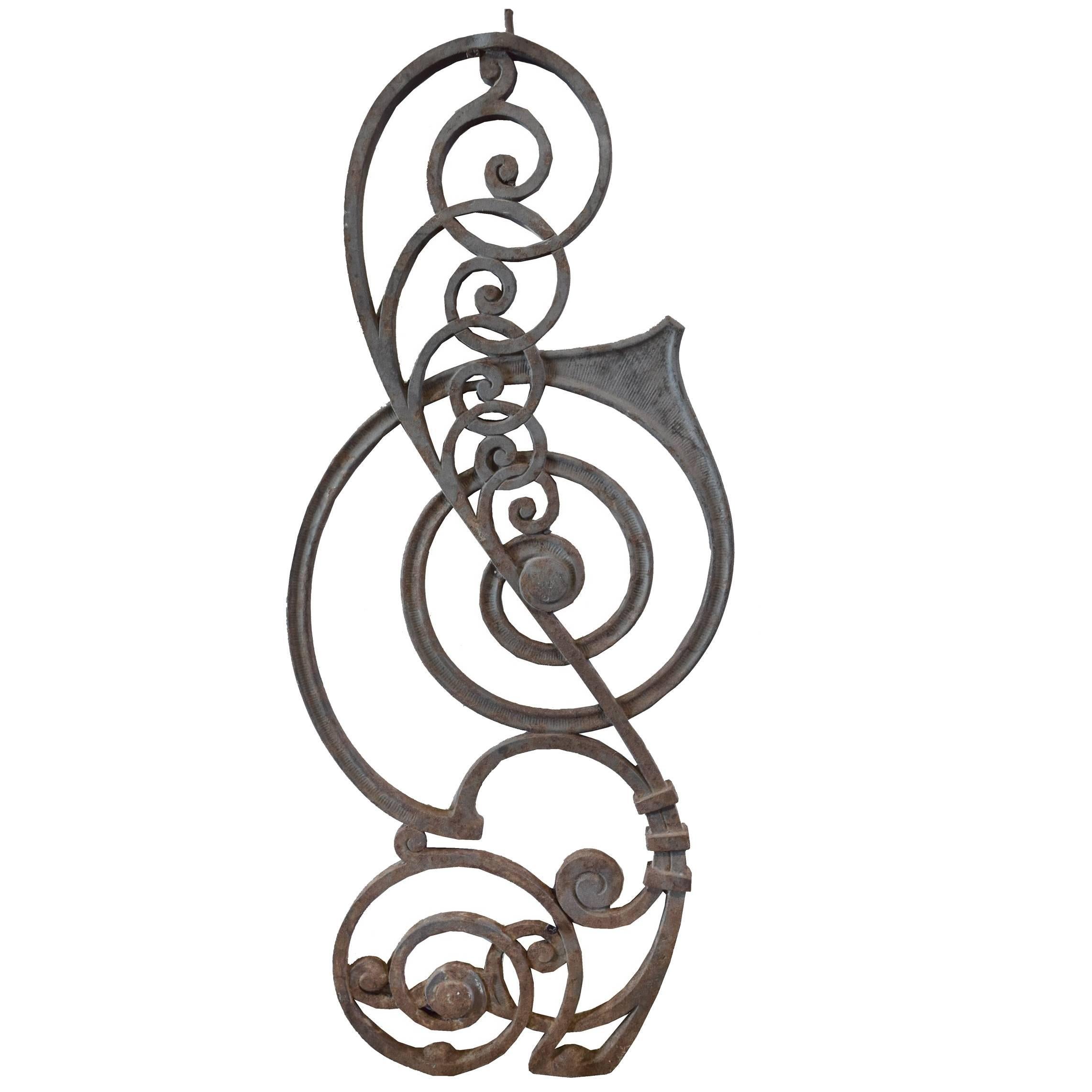 Cast Iron Stair Balustrade from the Kansas City Board of Trade