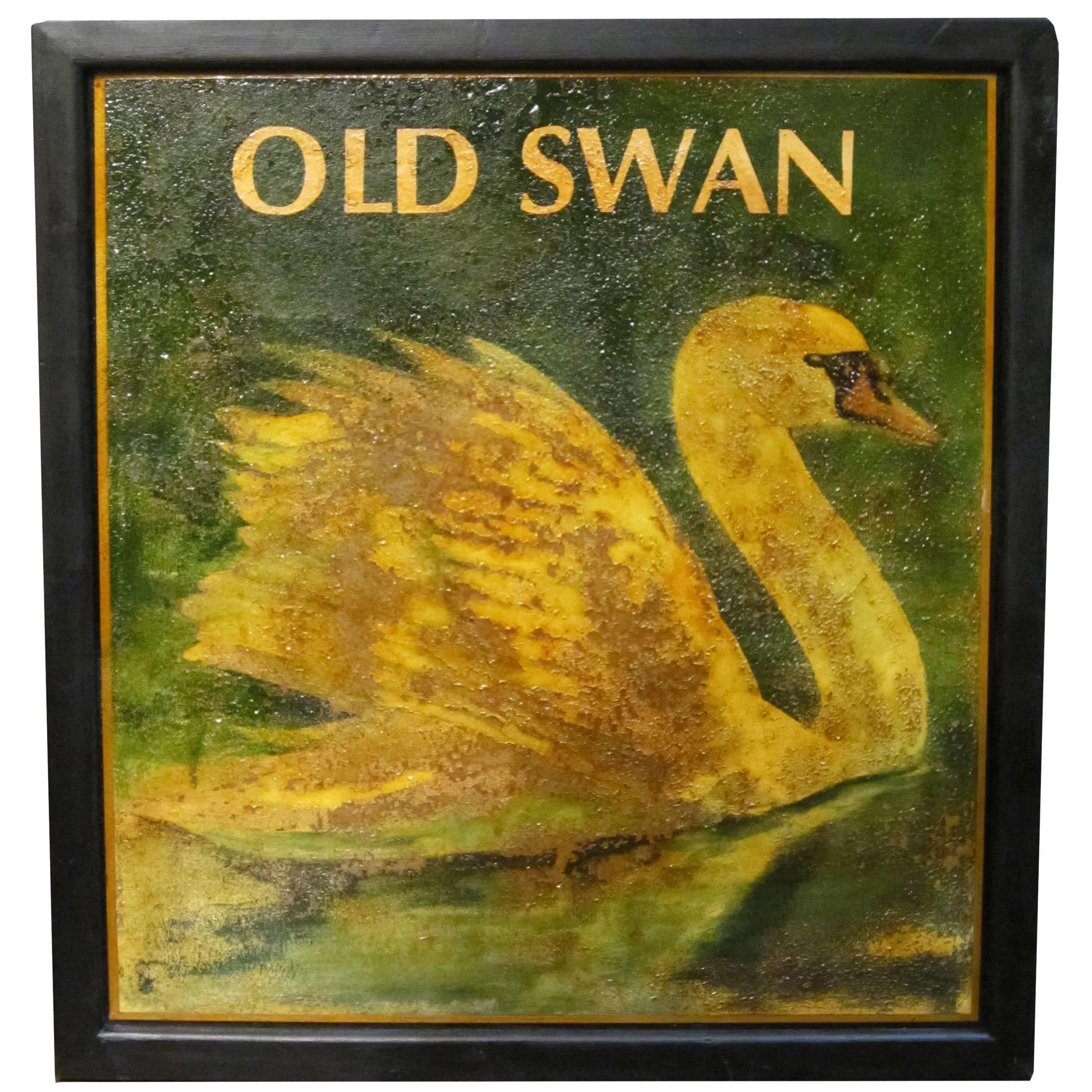 English Pub Sign "Old Swan"