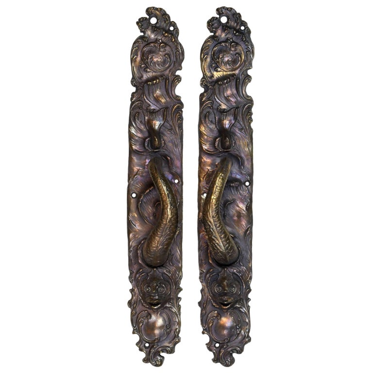 Cast Bronze Door Hardware Reproduced from the Gates Mansion