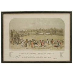 Grand National Cricket Match 1857 Signed Don Bradman