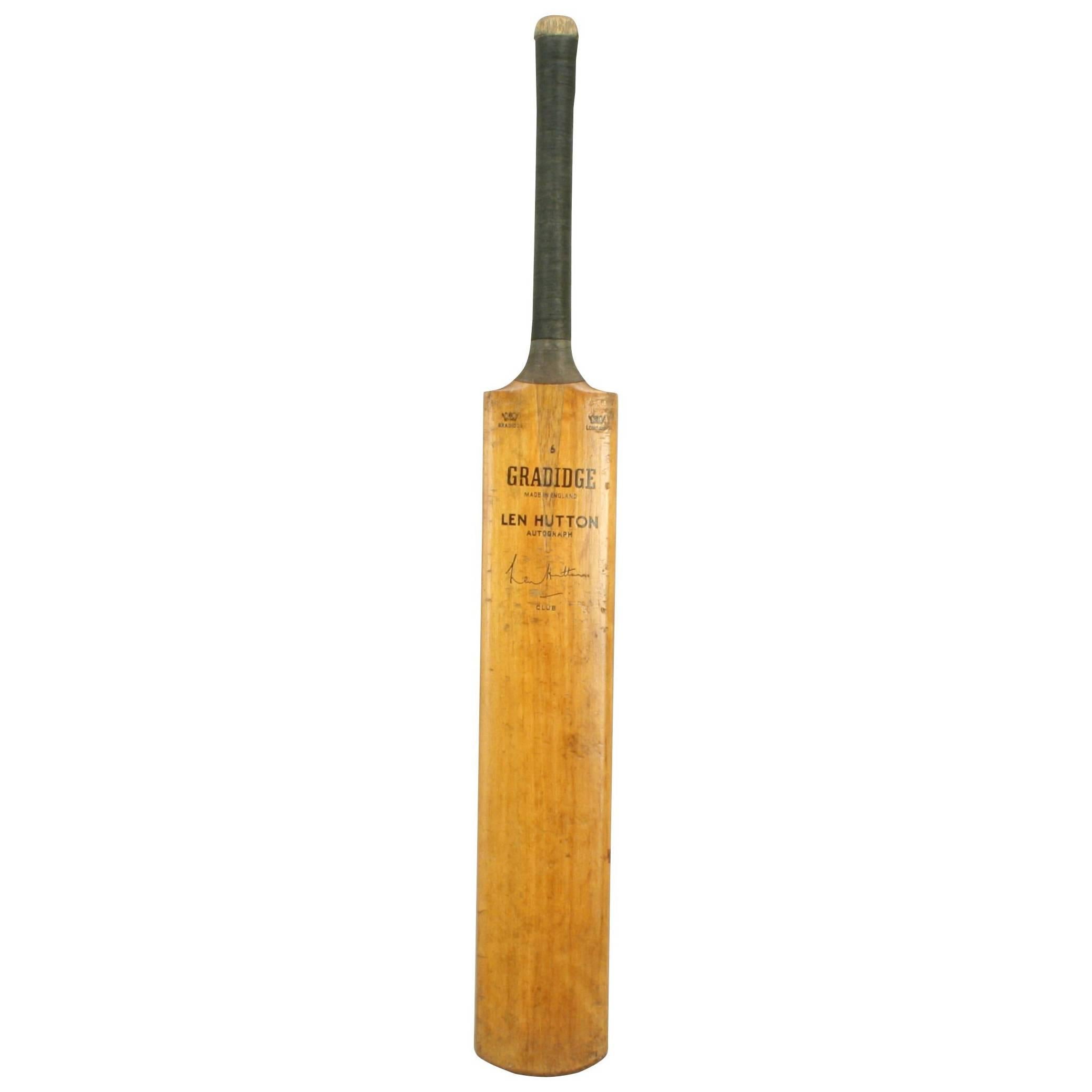 Len Hutton Cricket Bat