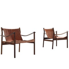 Jorge Zalszupin Pair of Rosewood Lounge Chairs, circa 1959 5