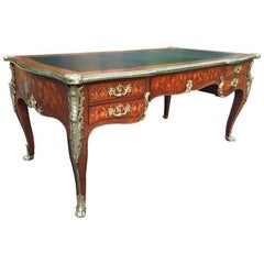Writing Desk or Table Louis XV Style, Ormolu-Mounted