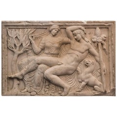 20th Century Neoclassicism Style Italian Carrara Marble Relief