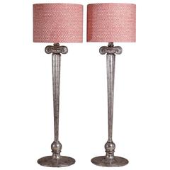 Single Floor Lamp Removed from the Eden Roc Hotel 1980s 10