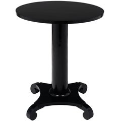 Ebonized Antique Biedermeier Style Gueridon