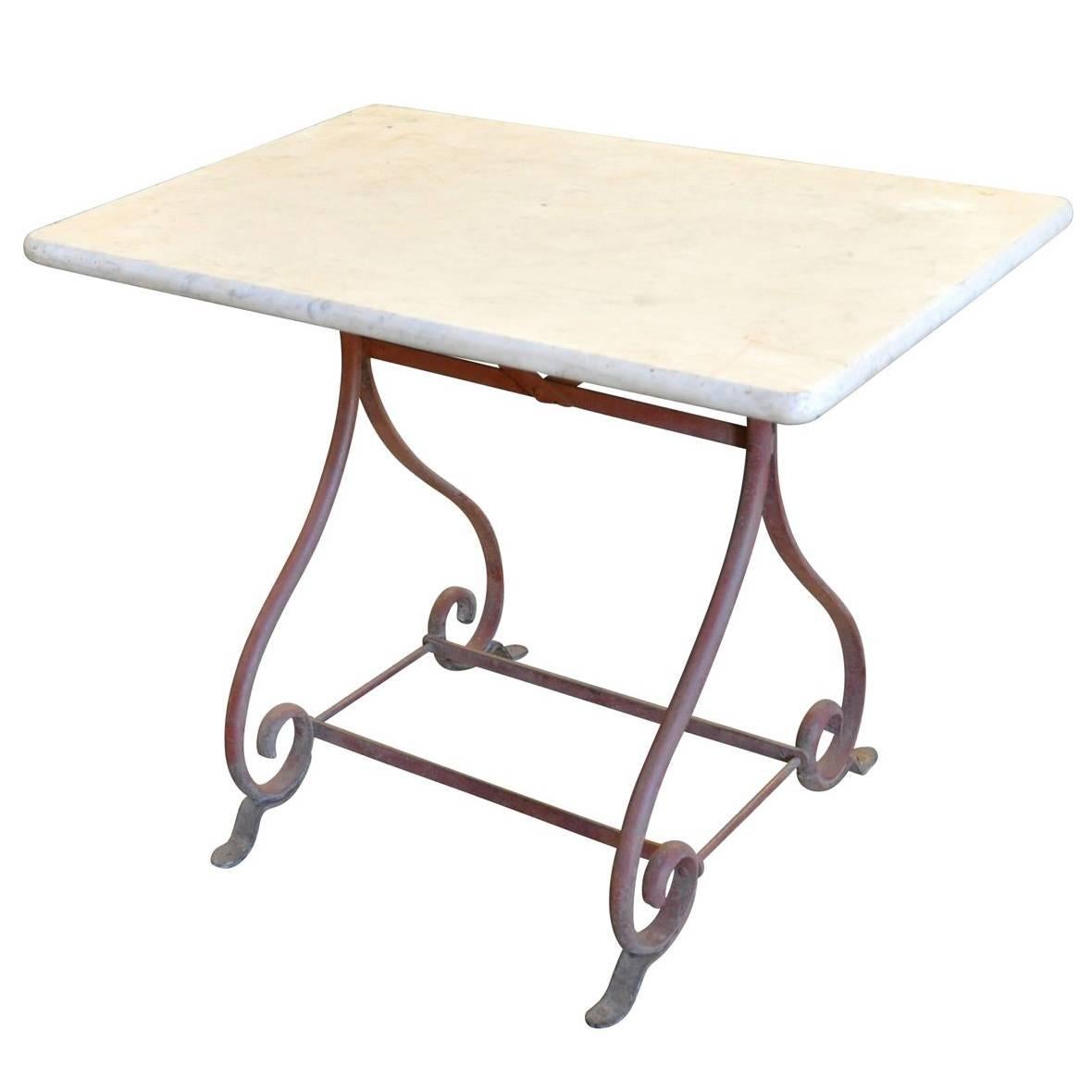 French 19th Century Butcher Table