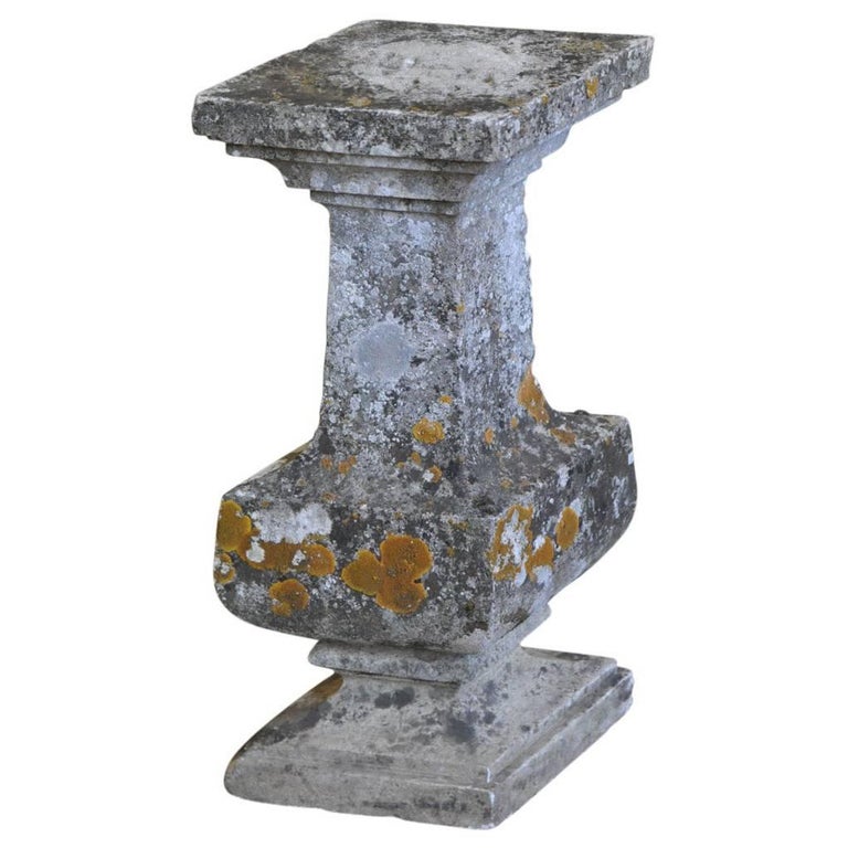 French 18th Century Pedestal in Stone For Sale at 1stdibs