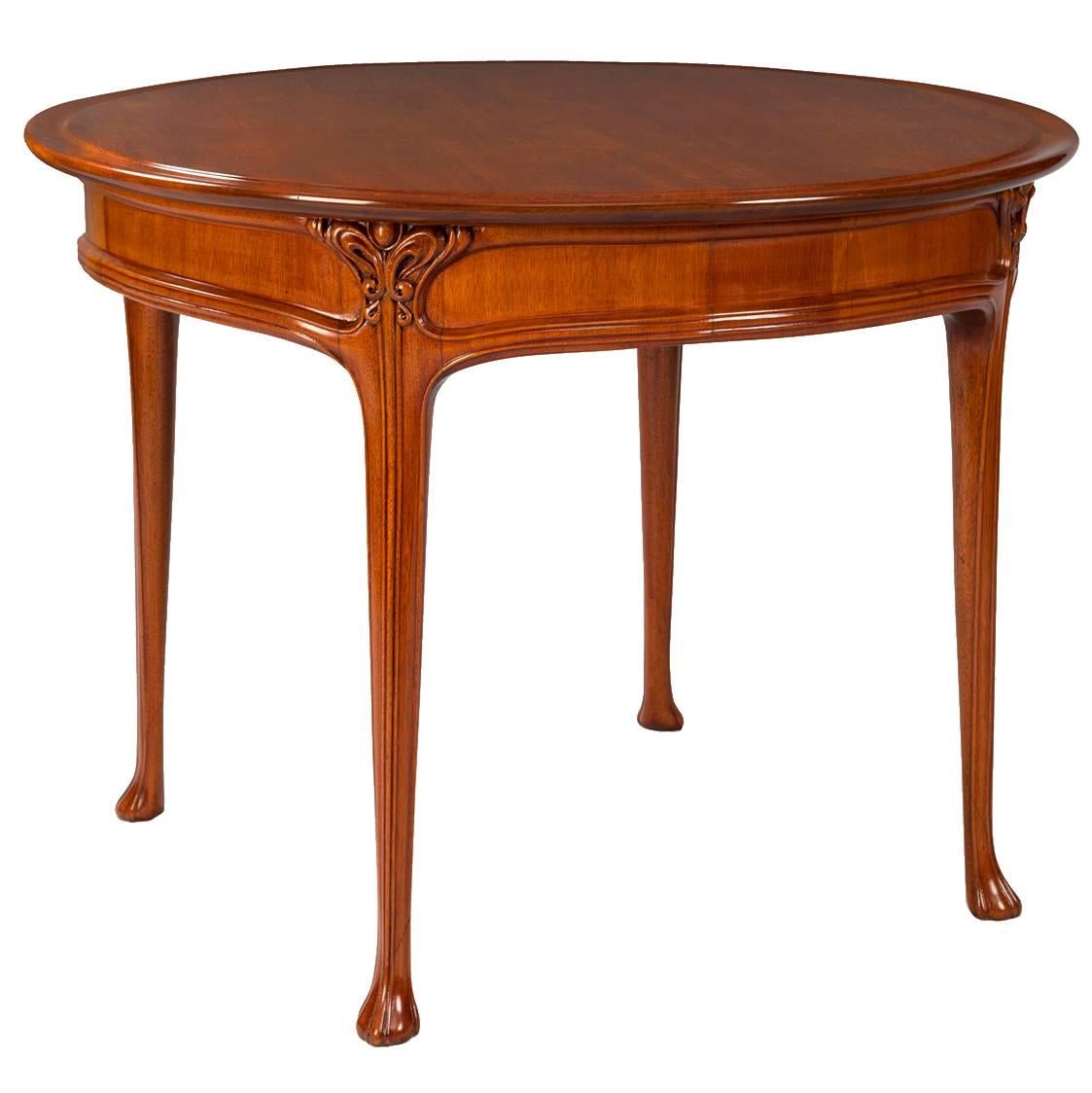 Edouard Colonna French Art Nouveau Side Table For Sale
