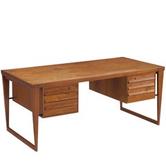 Kai Kristiansen Elegant Executive Desk in Teak 2