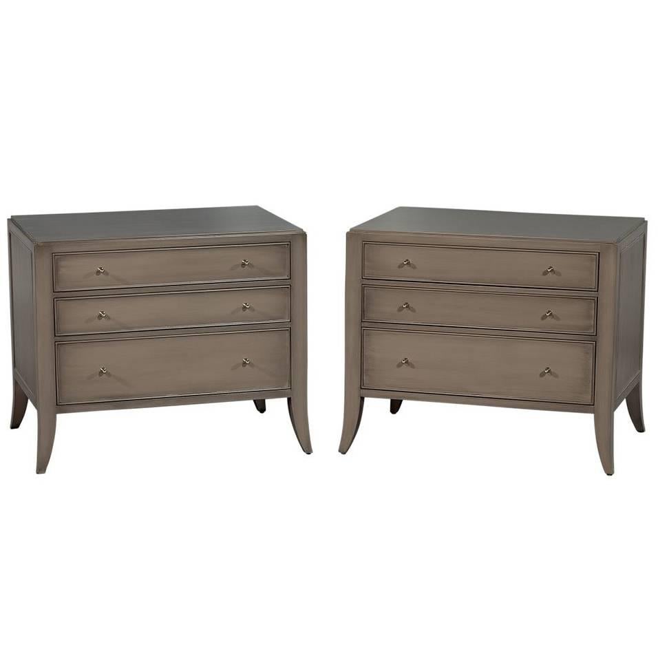 Pair of Baker Barbara Barry Chests Night Tables