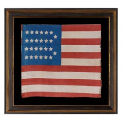 Extremely Rare, Cotton, Antiques American Parade Flag with 26 Stars 2