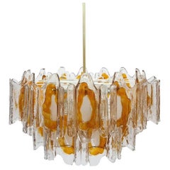 Hand Blown Murano Glass Chandelier by J.T. Kalmar, Austria,1970s 8