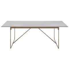 "Mingx" Outdoor Quartzite Top and Steel Table by Konstantin Grcic for Driade