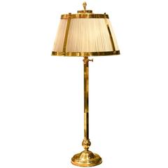Art Deco Brass Adjustable Table Lamp