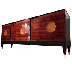 Italian Midcentury Rosewood Sideboard attributed to Paolo Buffa, 1950s