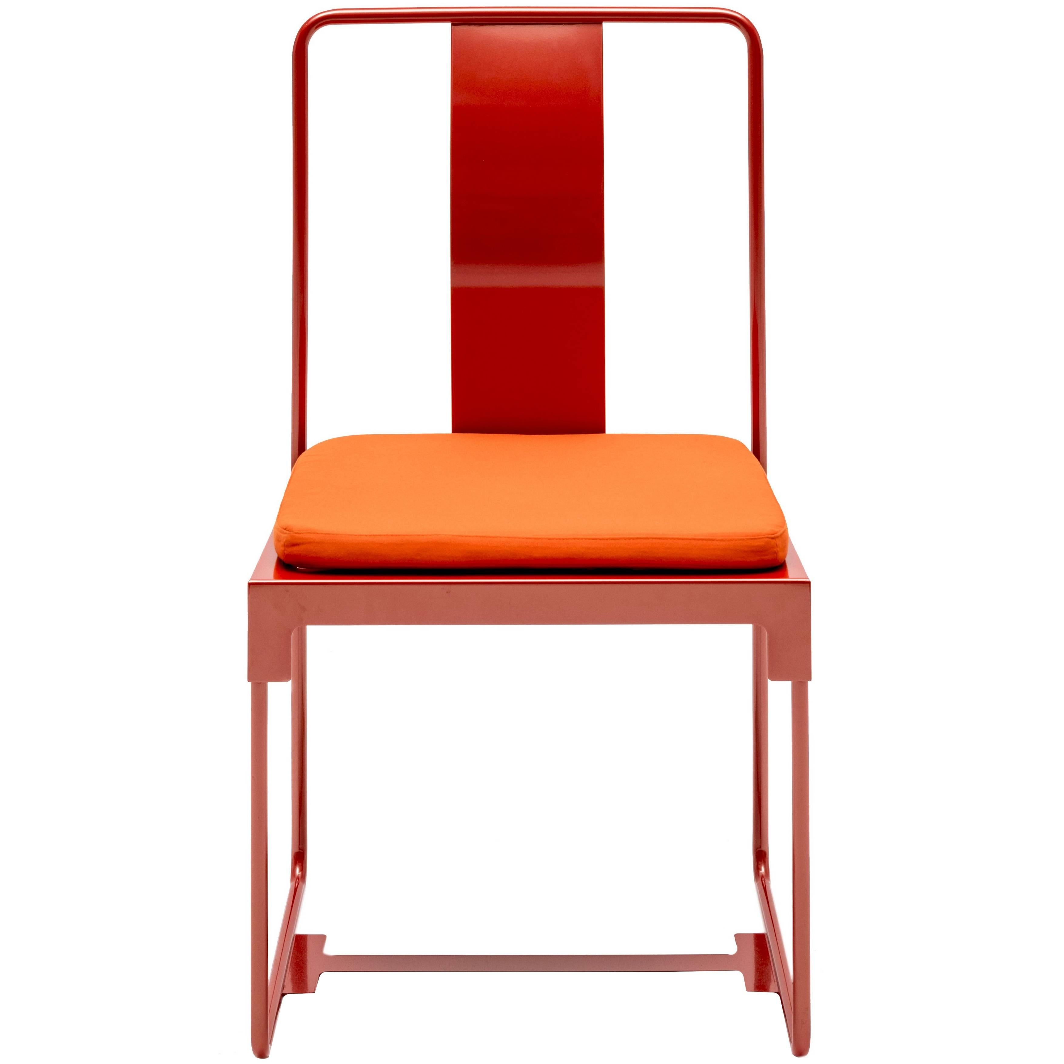 "Mingx" Outdoor Steel Chair Designed by Konstantin Grcic for Driade For Sale