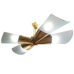 “Bow” Chandelier by Max Ingrand for Fontana Arte