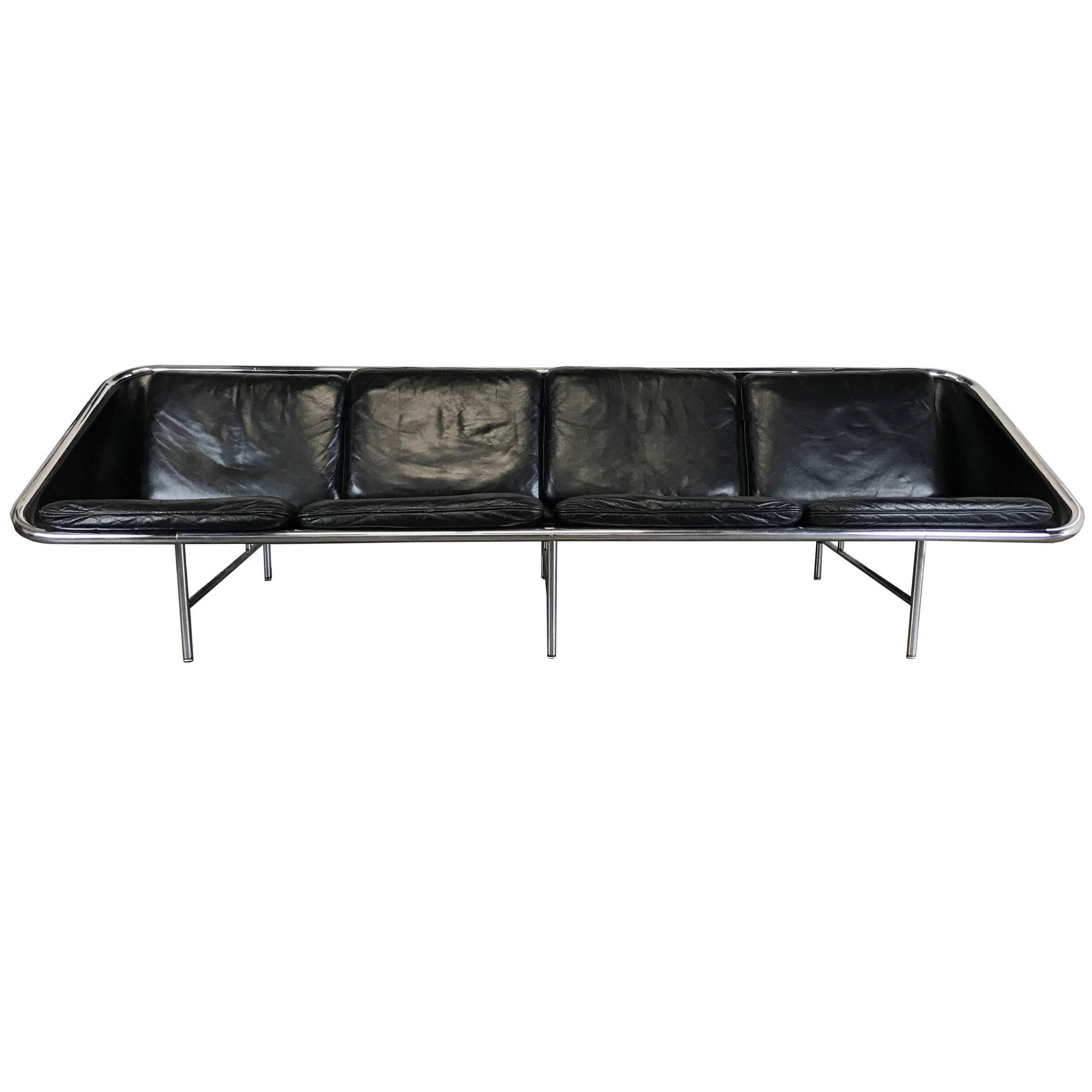 George Nelson Leather Sling Sofa for Herman Miller