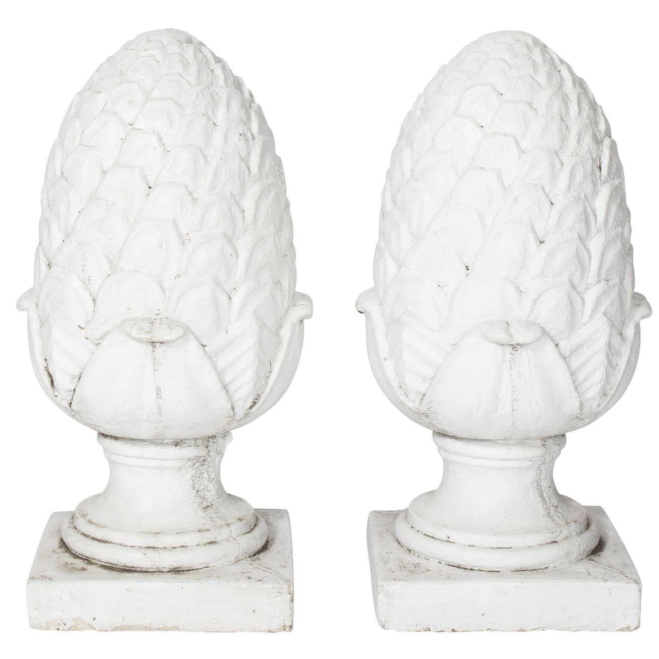 Ornamental Cement Pineapples at 1stDibs concrete pineapples for sale