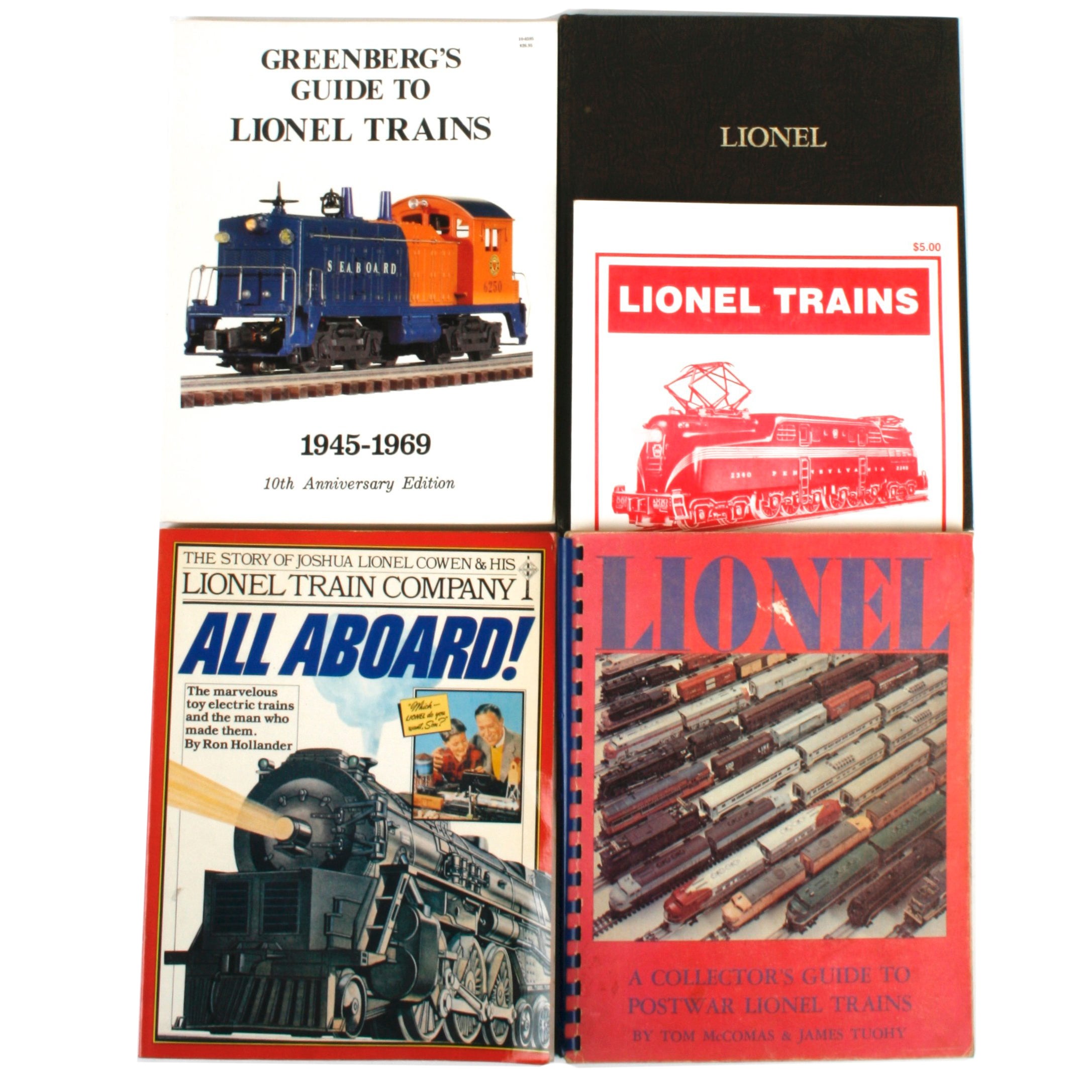Five Books On Lionel Toy Trains - 